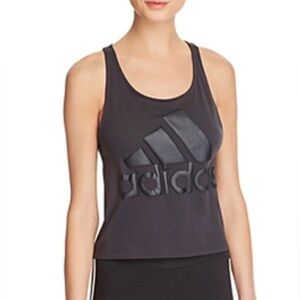 Adidas Cropped Racerback Tank Top